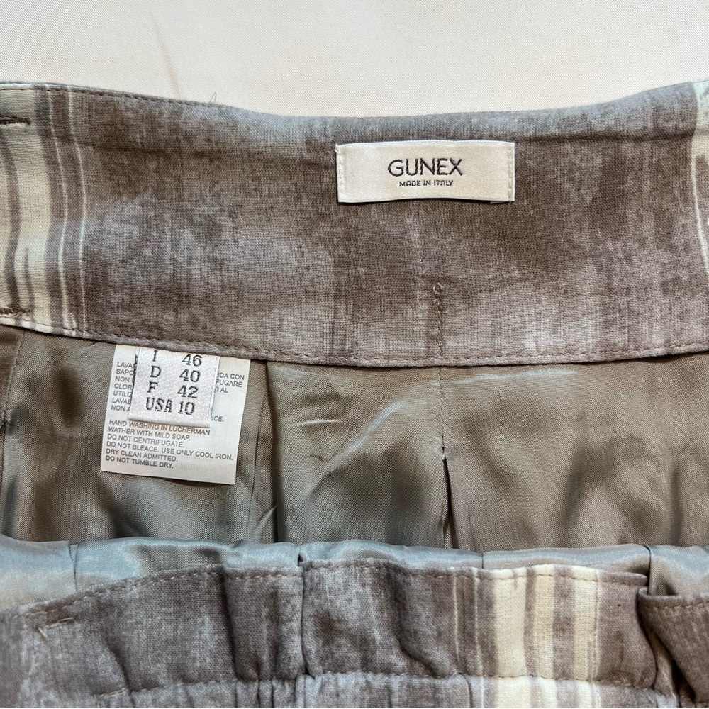 Gunex For Brunello Cucinelli Pleated Bubble Hem Skirt Size 10 EUC ITALY - Picture 3 of 13